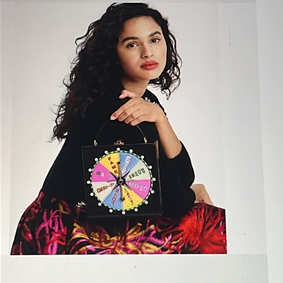 🎲  KATE SPADE FORTUNE FAVORS EMBELLISHED 3D TOP-HANDLE CROSSBODY 🎲 NWT 🎲 - Picture 13 of 16